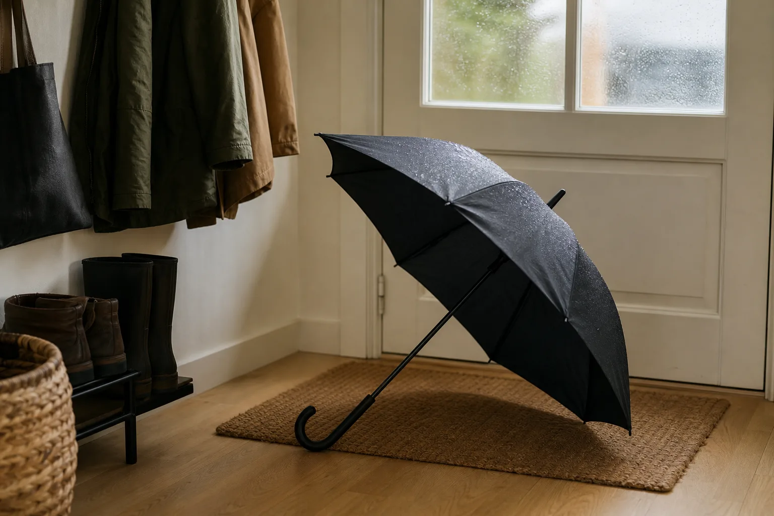 Förberedelser inför regn