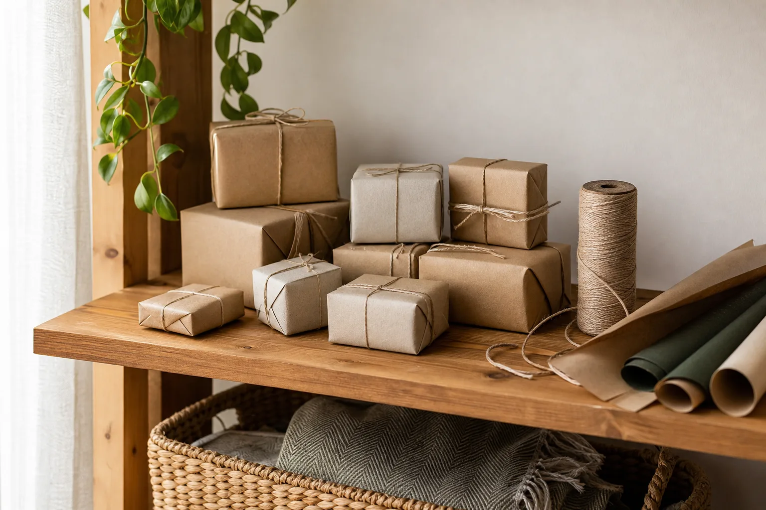 Små paket för en paketkalender.
