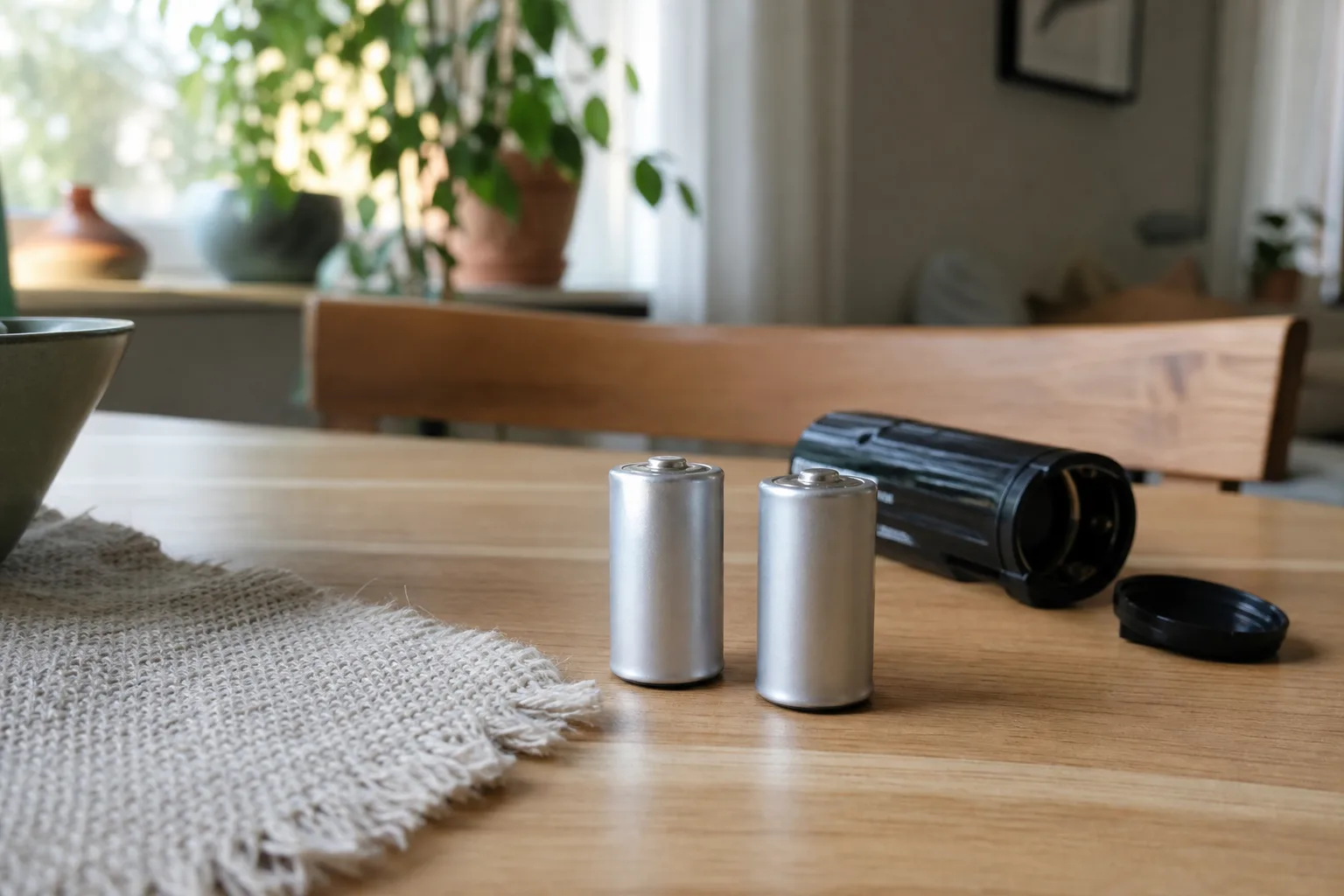 Batterier inför ett byte