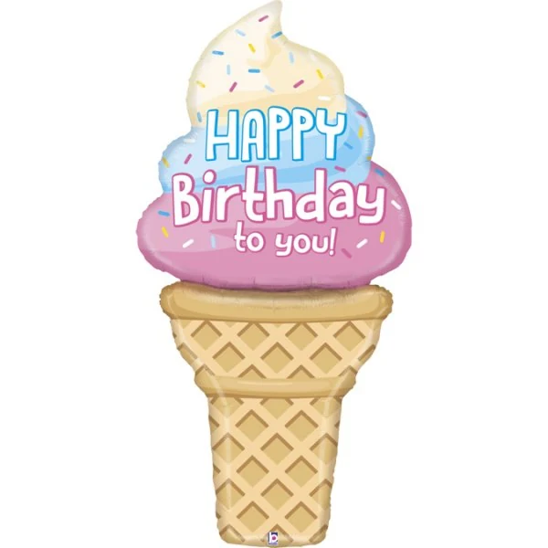 Folieballong Ice Cream.