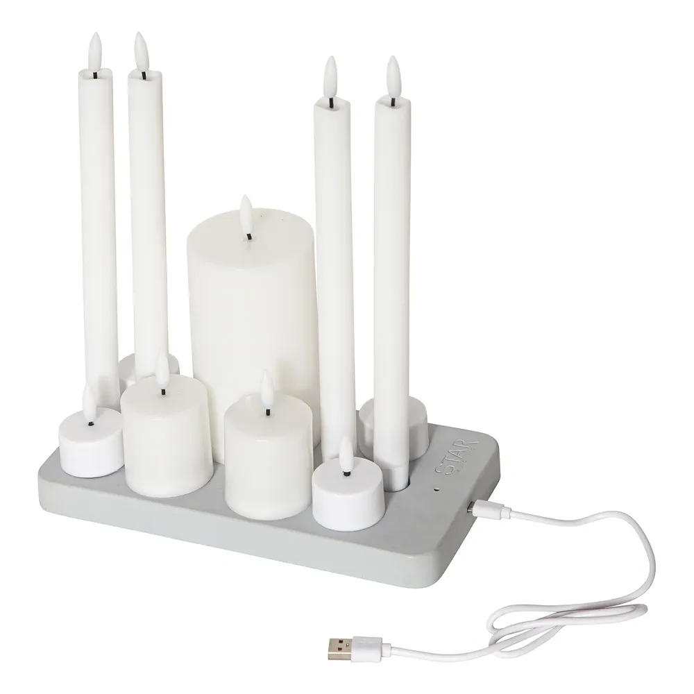 Uppladdningsbara LED Ljus Set-11-pack