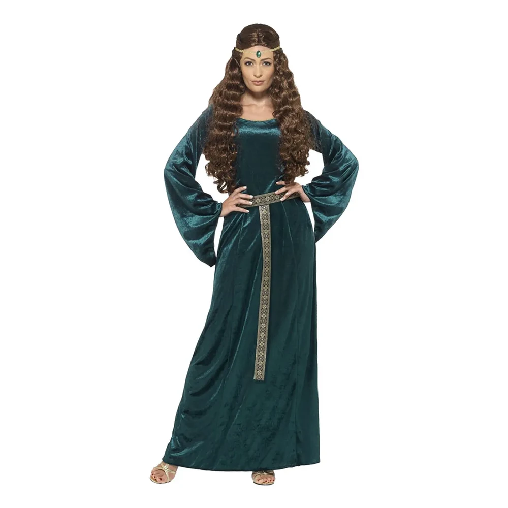 Medeltida Maid Maskeraddräkt-Small