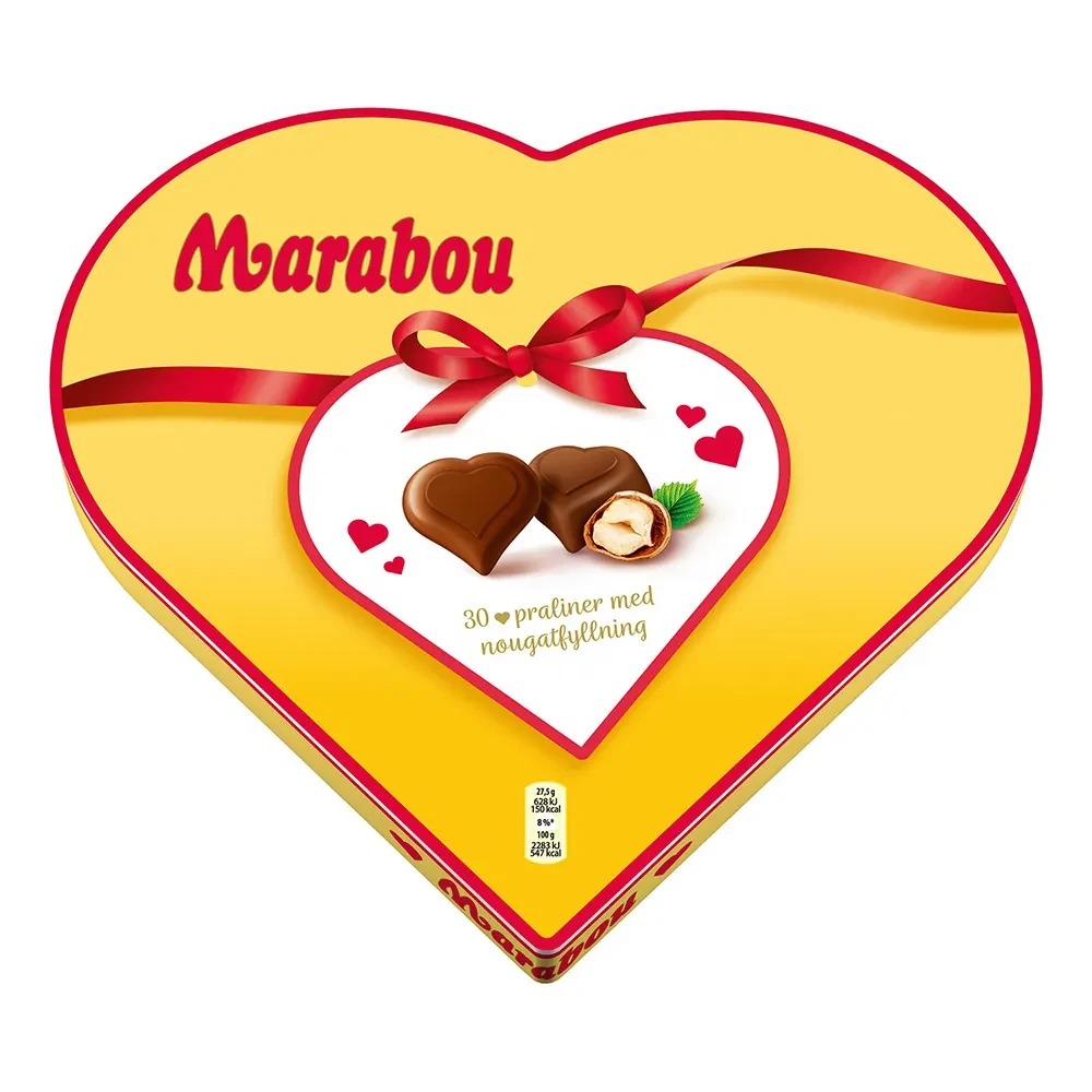 Marabou Hjärtformad Chokladask-165 g