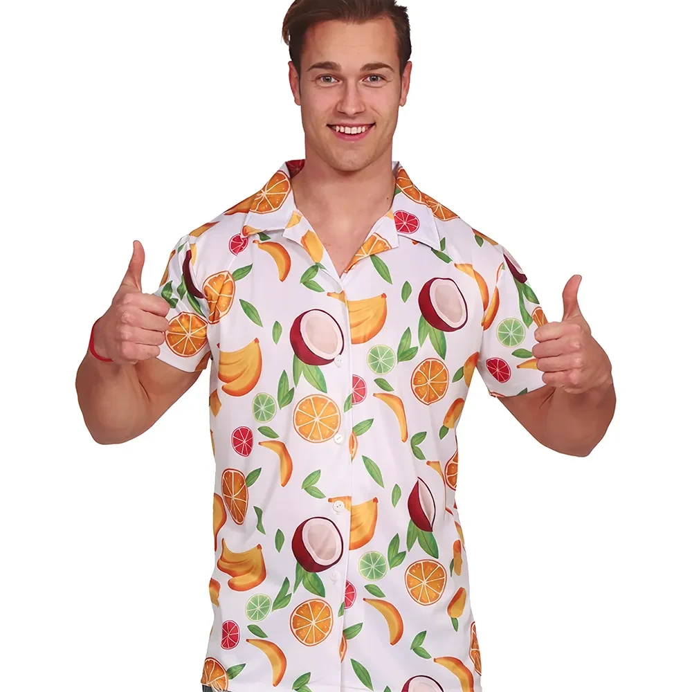 Hawaiiskjorta med Frukter – Medium