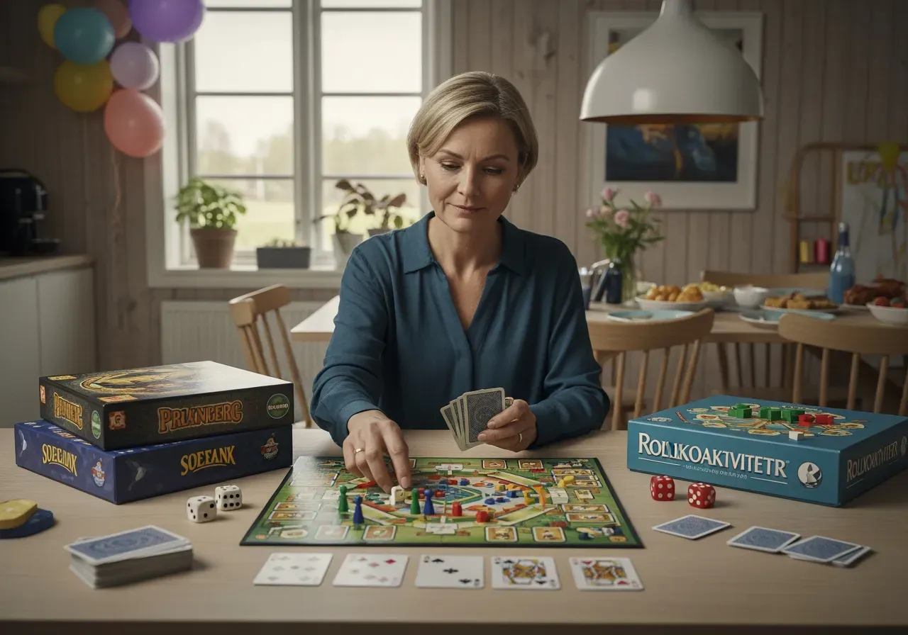 Roliga festaktiviteter och spel