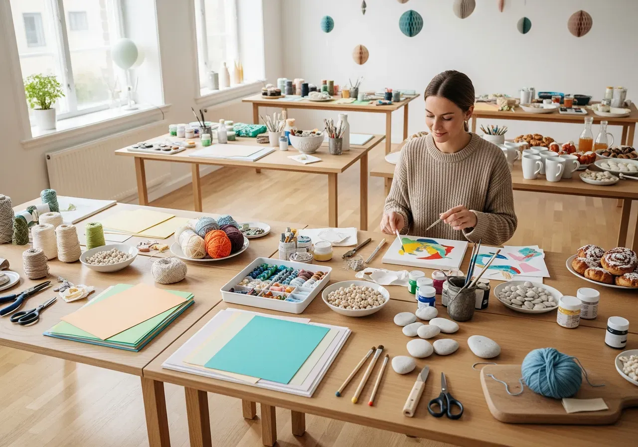 Kreativ yrkesfest med barn