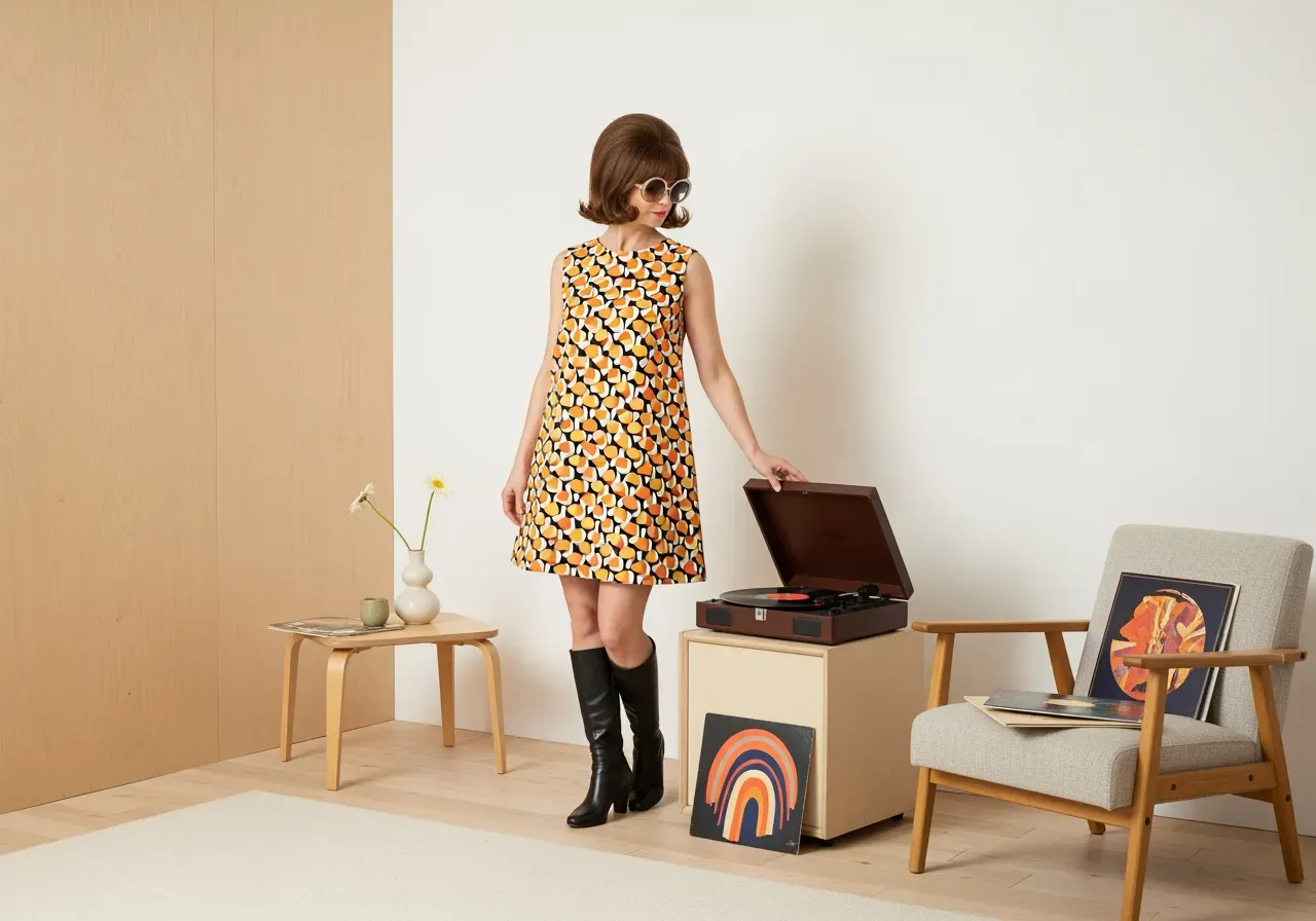 Kläder och stilar från 1960-talet