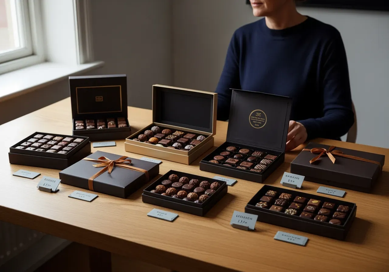 chokladaskar och priser