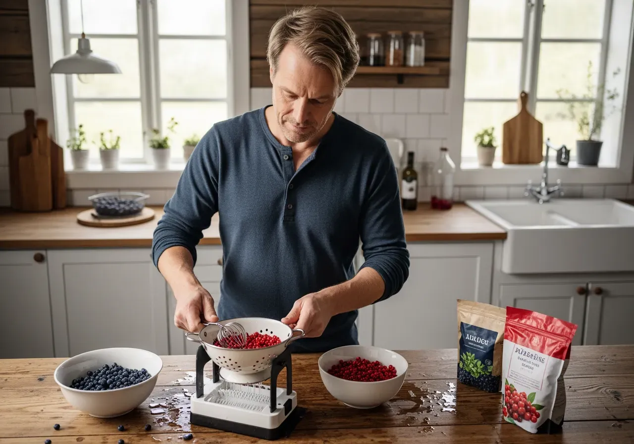 Snabb rensning av bär