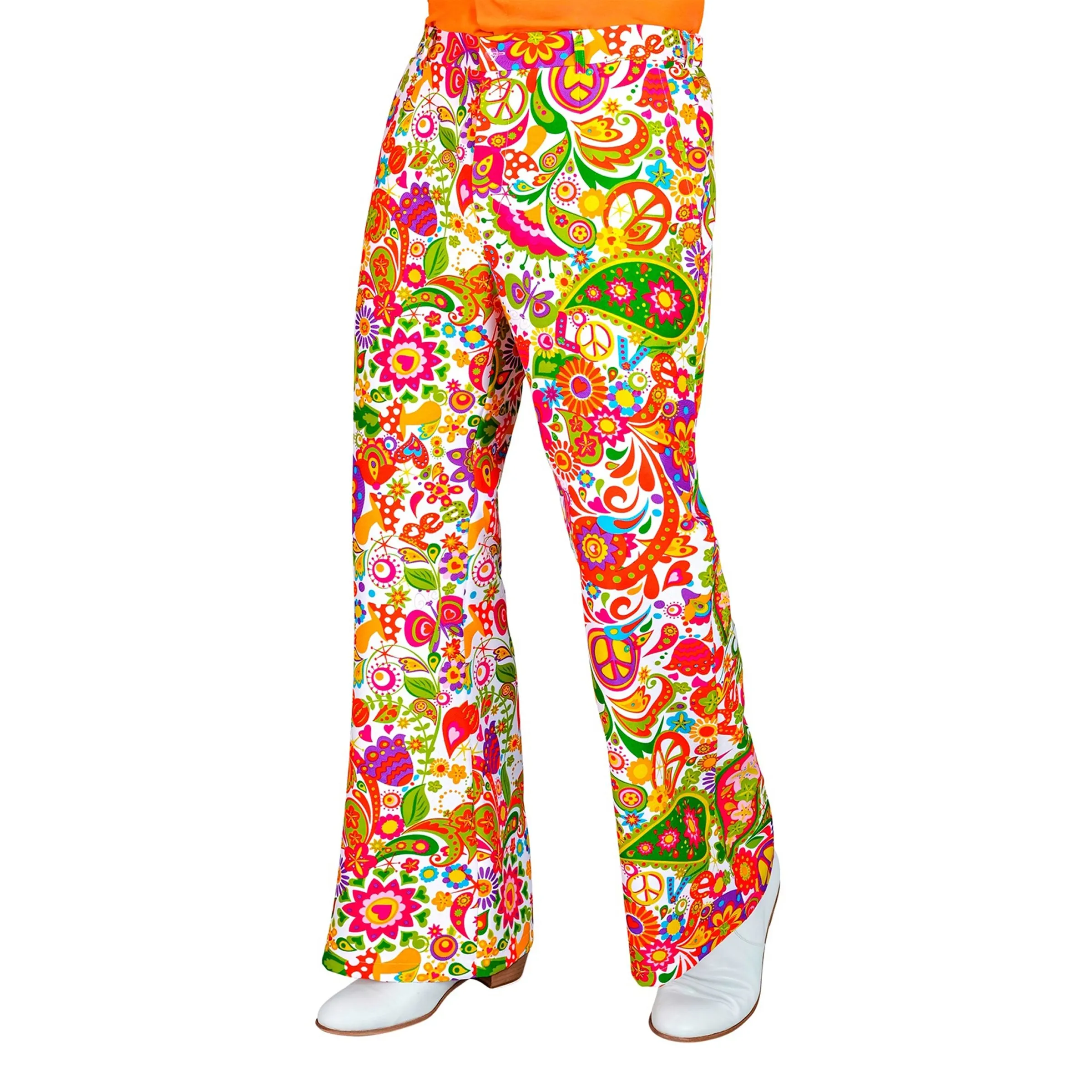 60-tals Flower Power Byxor Herr