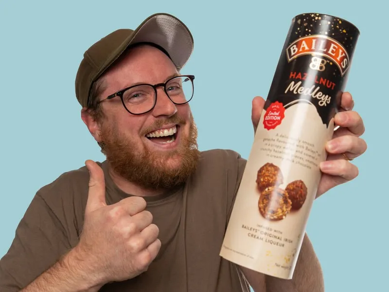 Baileys Hasselnötstryfflar i Tub