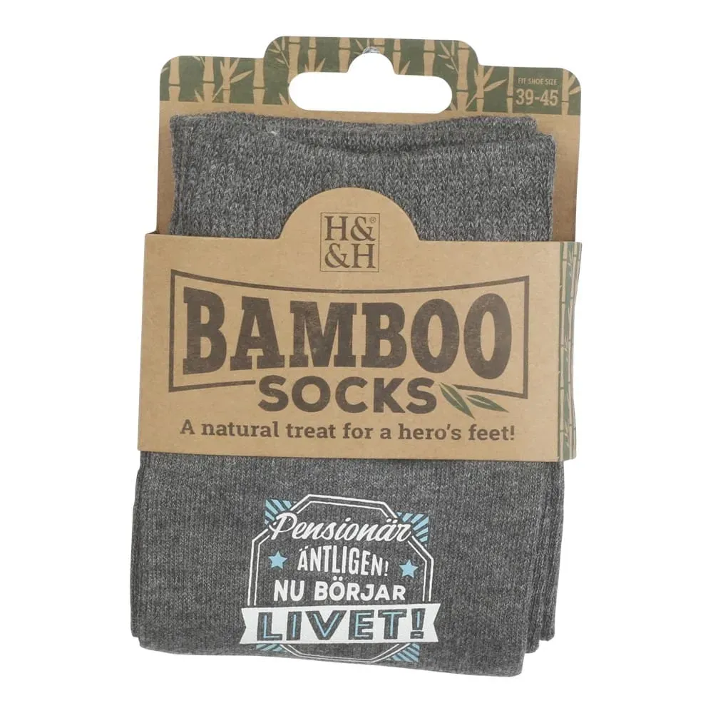 Bambustrumpor - Pensionär Nu Börjar Livet