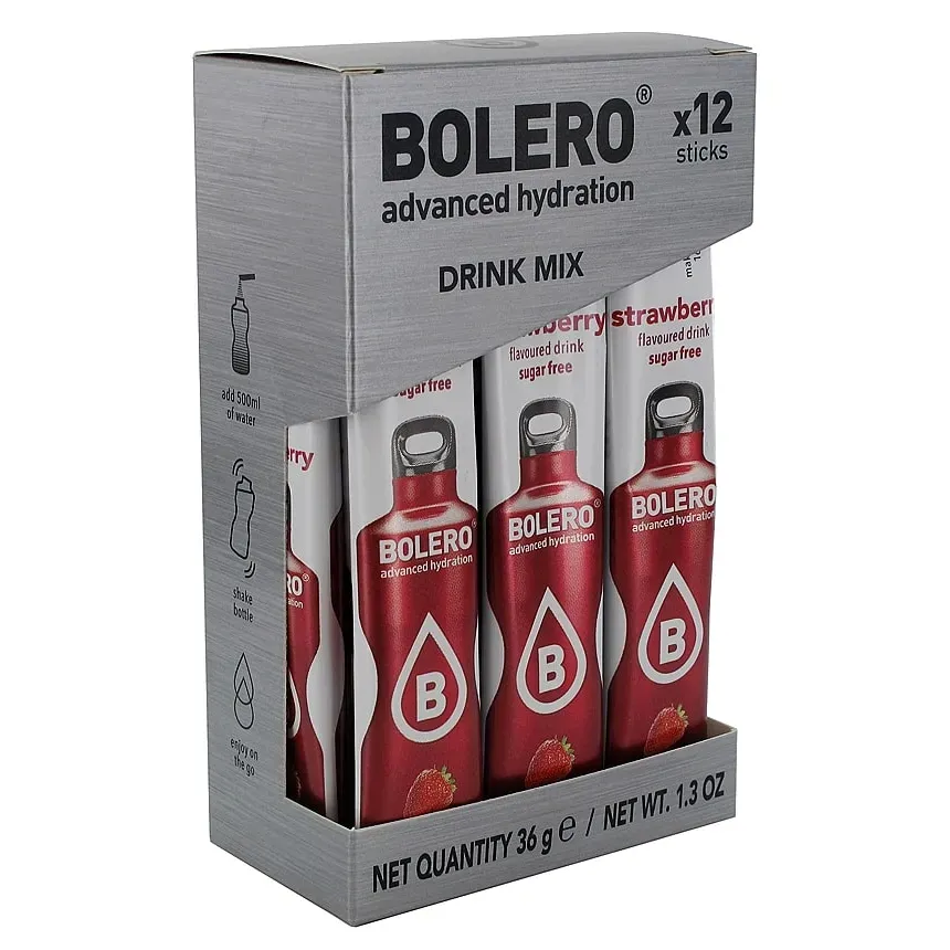Bolero Snabbdryck Jordgubb 12-pack