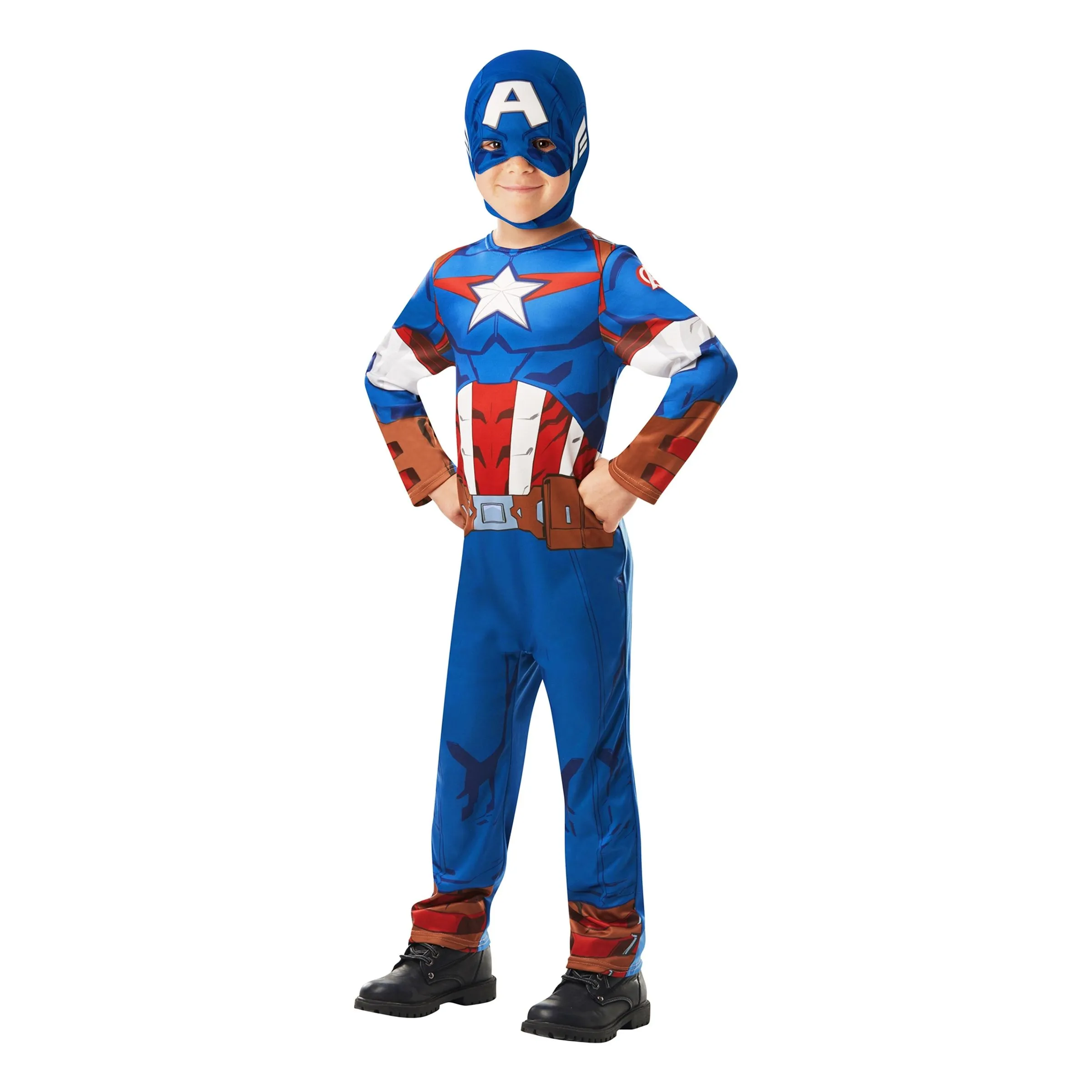 Captain America Barn Maskeraddräkt