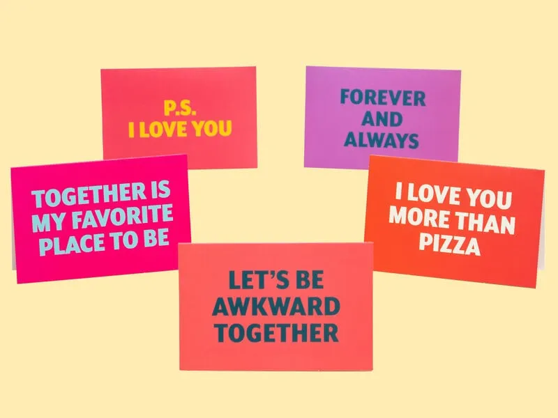 Citatkort Love - 10-pack