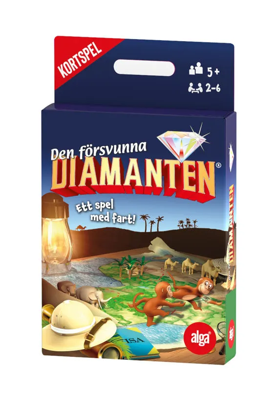 Den försvunna Diamanten kortspel Resespel