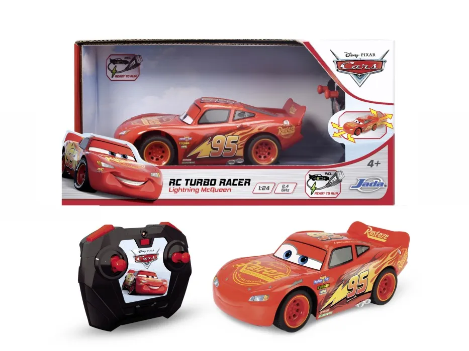 Disney Bilar Radiostyrd Blixten McQueen Turbo Racer