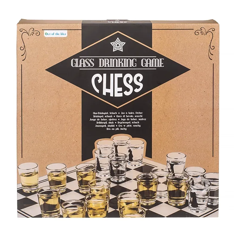 Drinkschack - Schack med Shotsglas 33 cm