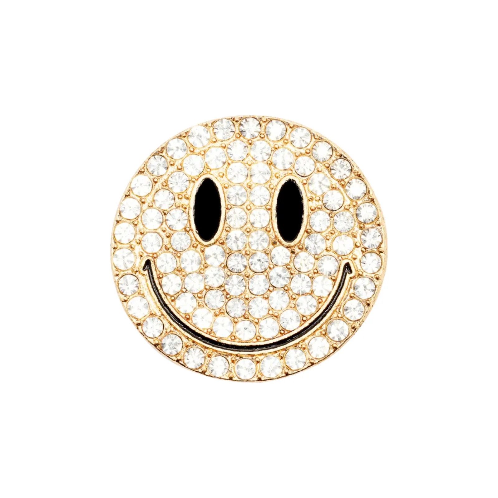 DRMZ Rhinestone Emoji Gold