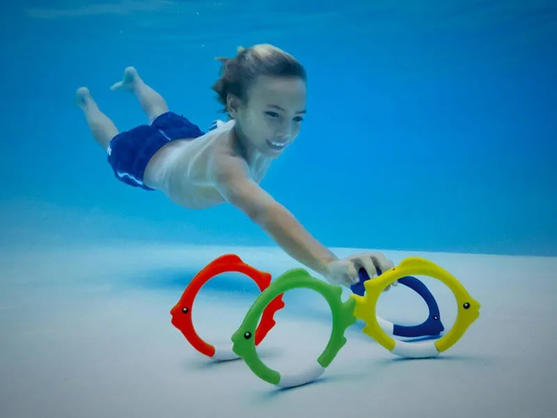 Dykringar Fiskar 4-pack - Intex