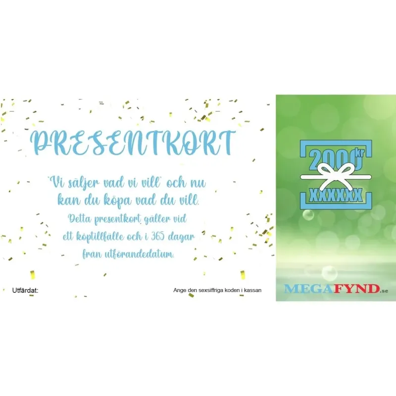 E-Presentkort till anställda 2000 kr