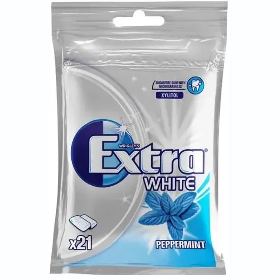 Extra Tuggummi White Pepparmint 21-pack