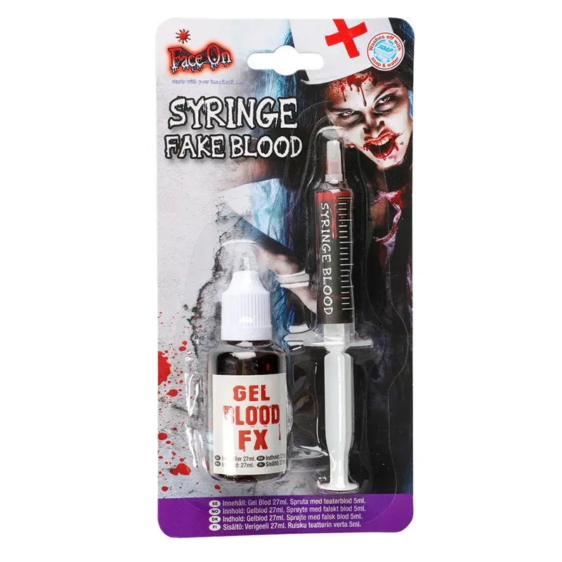 Face On Spruta med Teaterblod 32 ml