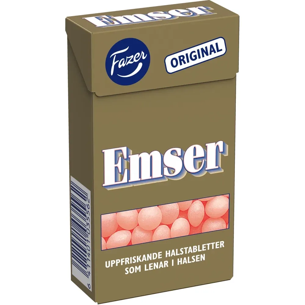 Fazer Emser Halstabletter 38 gram