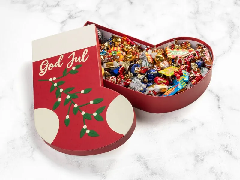 Godis Presentask Julstrumpa 1,3 kg