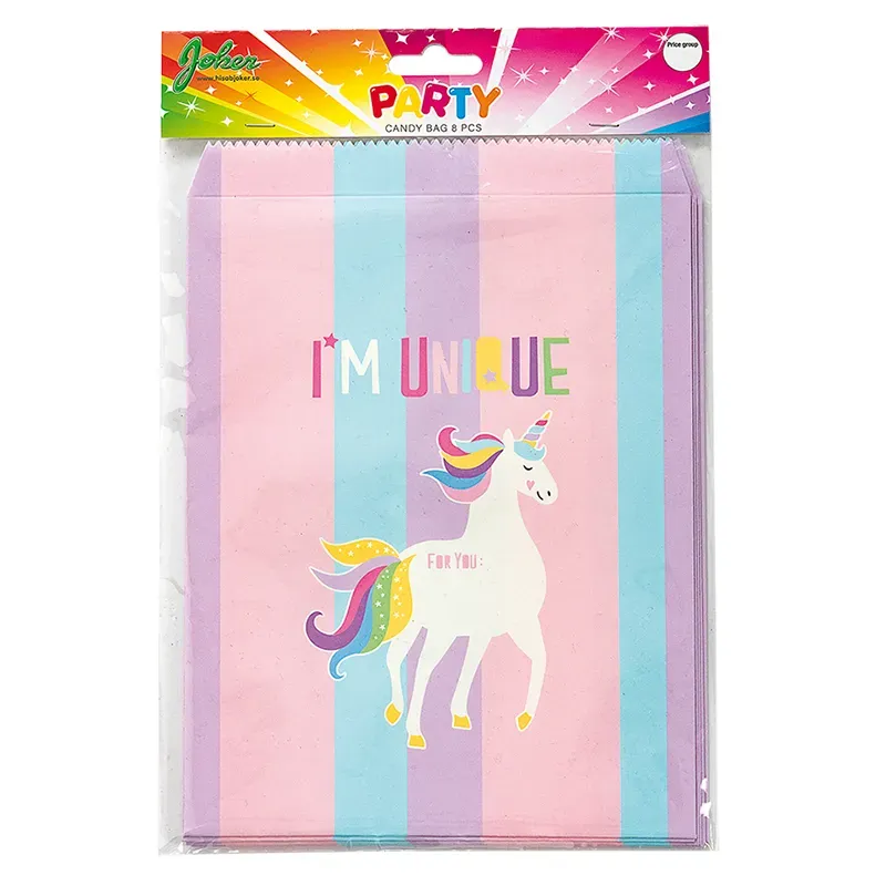 Godispåse med Enhörningsmotiv 8-pack