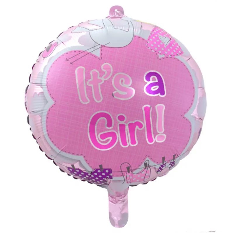 Heliumballong it's a girl