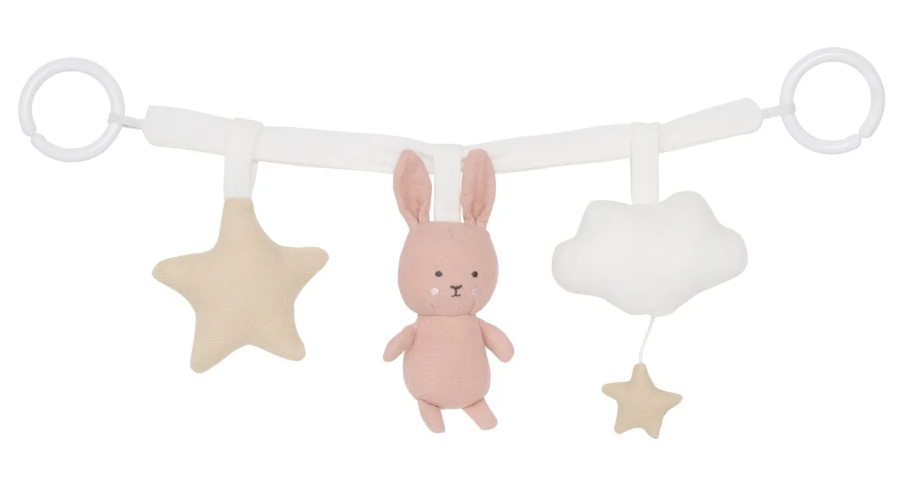 Jabadabado Barnvagnshänge Bunny (Rosa