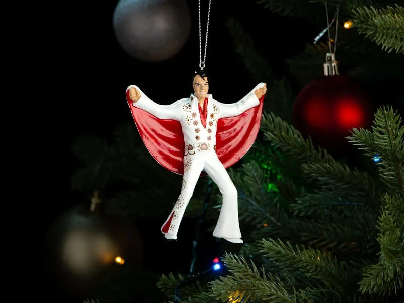 Julgranspynt Elvis Presley