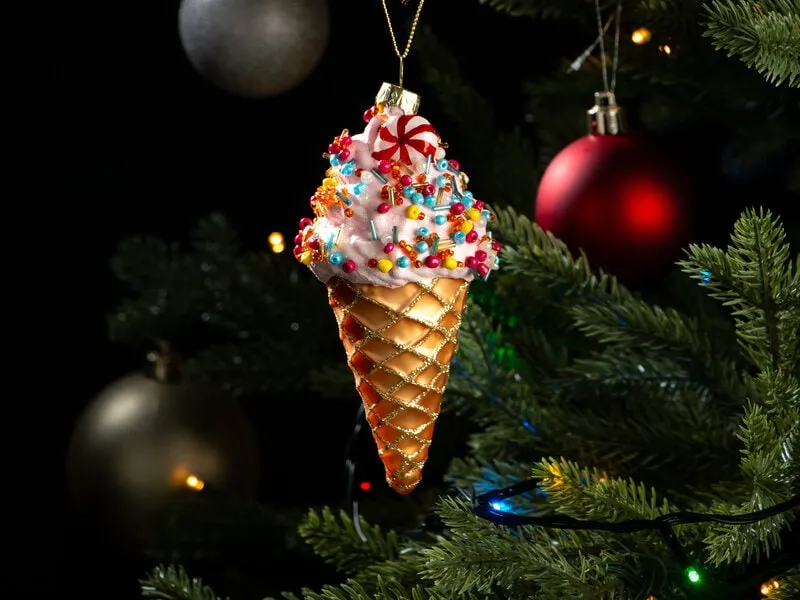 Julgranspynt Glasstrut