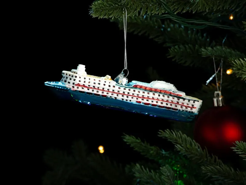 Julgranspynt Kryssningsfartyg