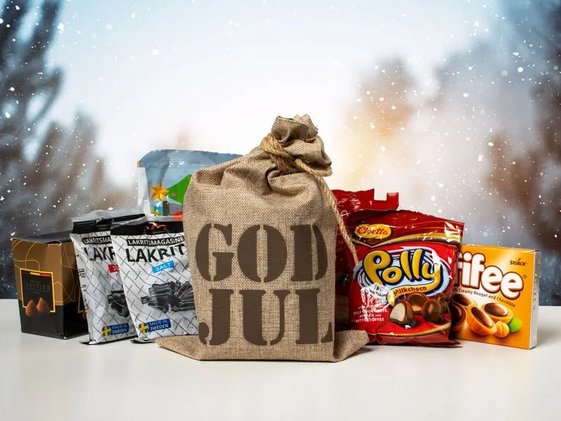 Julsäck med Godis