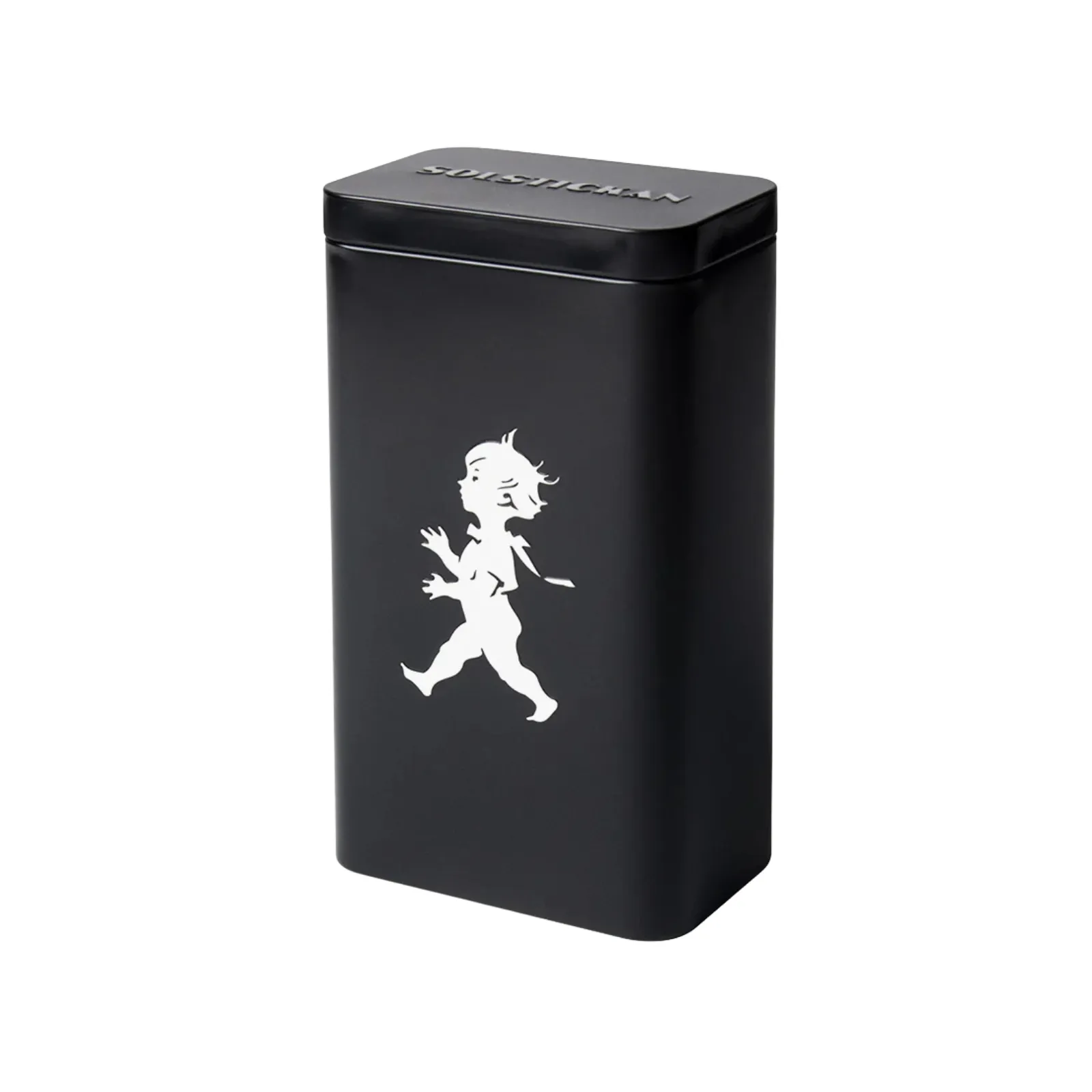 Kaffeburk svart/silver