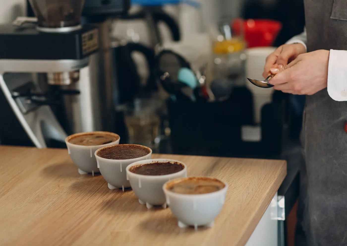 Kaffeprovning för två