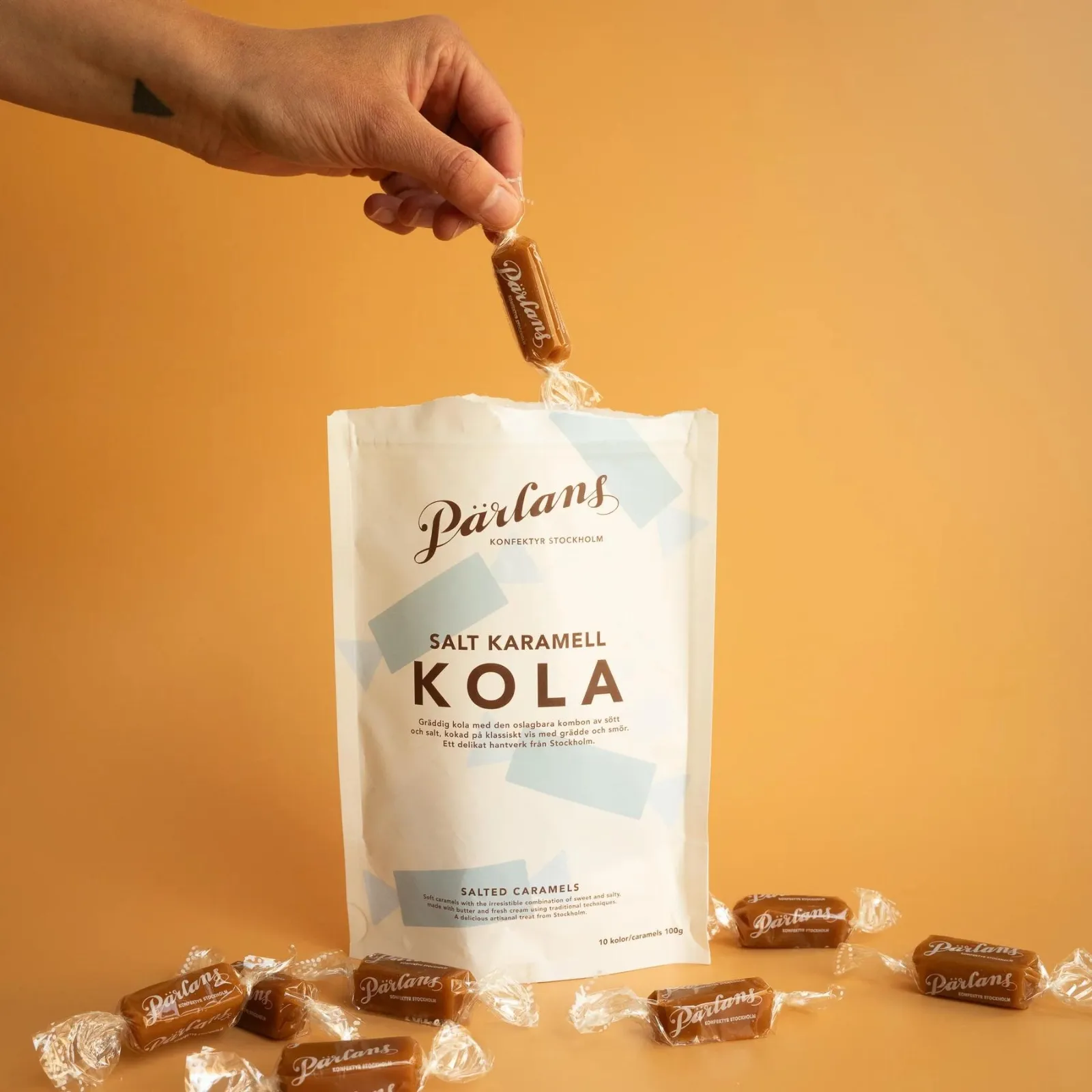 Kola i påse Salt karamell