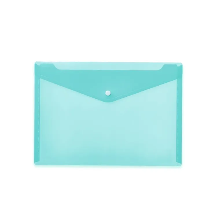 Kuvertmapp A4, HERMA ENVELOPE, 33 x 23 cm, Transparent Turkos