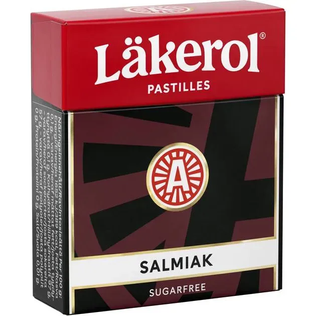 Läkerol Salmiak Tablettask Sockerfri