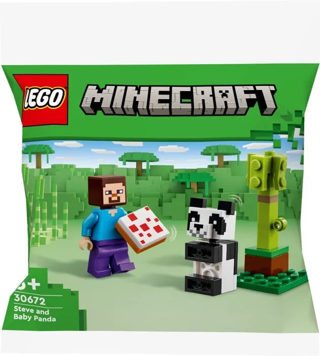 LEGO Minecraft 30672 Steve och pandaunge