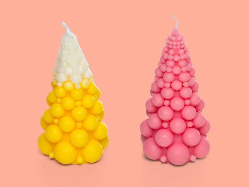 Ljus - Bubbelgran 15 cm 1-pack