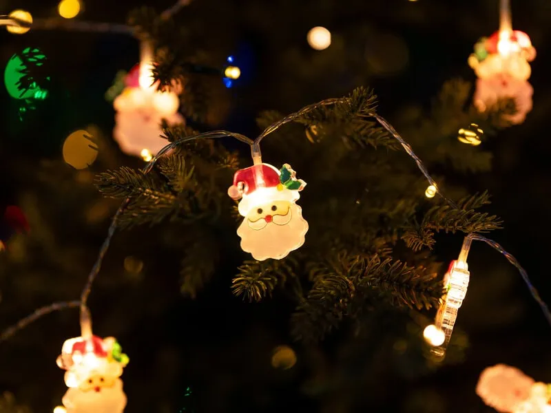 Ljusslinga Jultomtar 3m