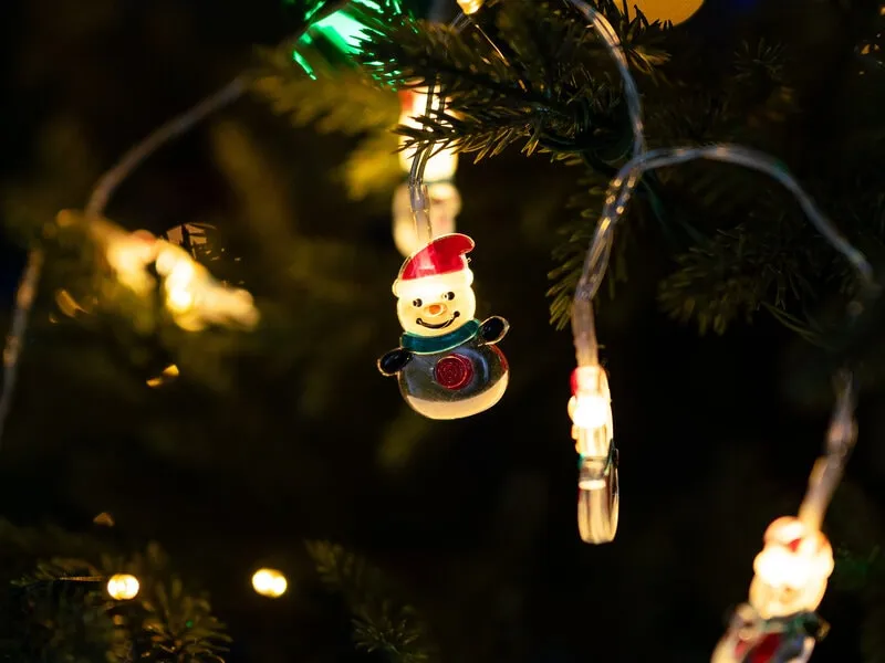 Ljusslinga Snögubbar 3m