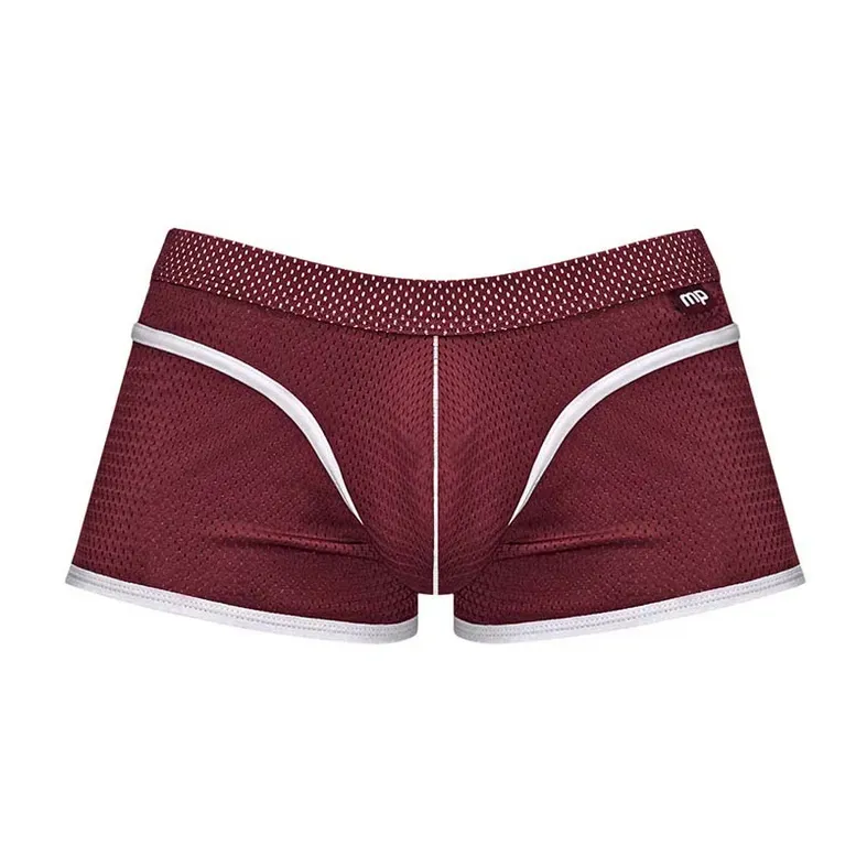 Male Power Mini Short Burgundy, XL