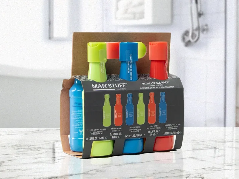 Man Stuff Ultimate Six Pack Duschset