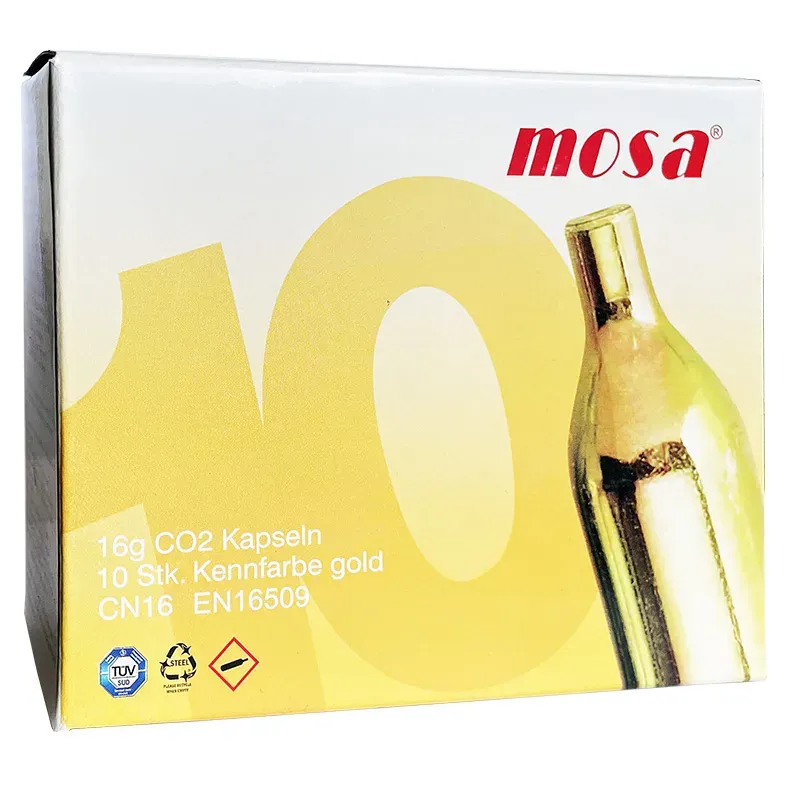 Mosa Kolsyrepatroner 16 gram 10-pack
