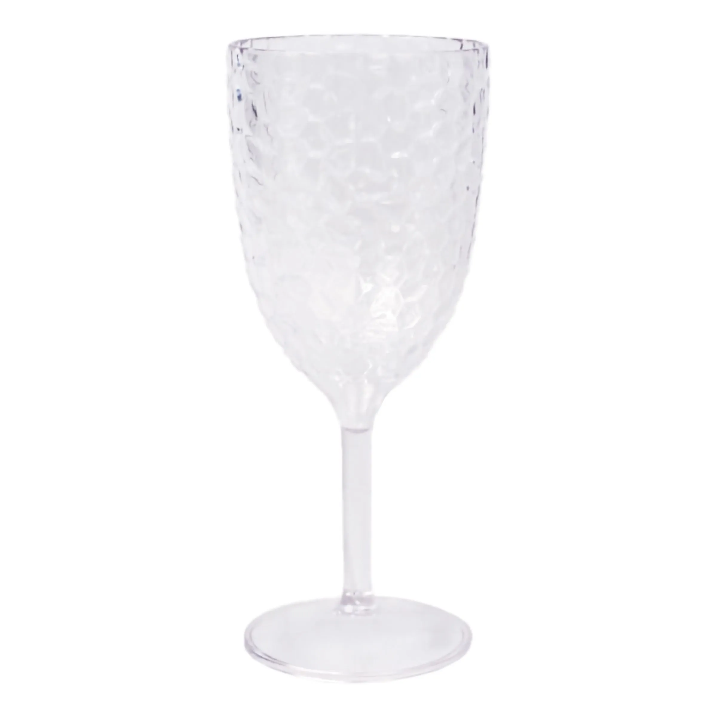 Okrossbart Vinglas i Plast Bubbles