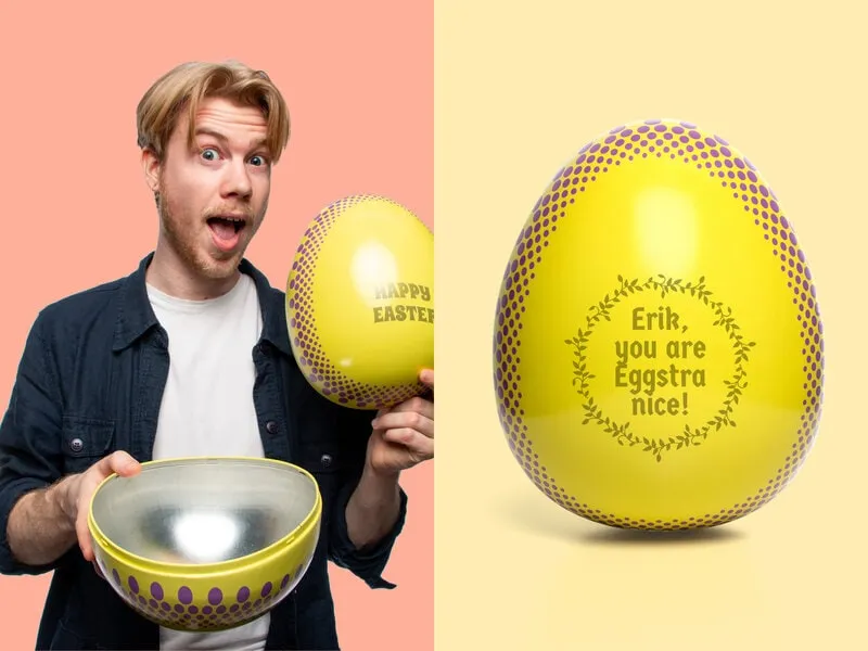 Påskägg med Gravyr - Egen Design